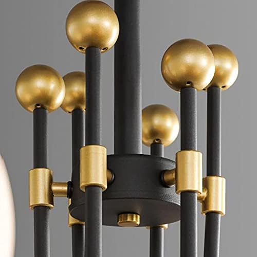 Ataay lusteri, moderno industrijsko plafonsko svjetlo, E27 Podesivi metalni luster za osvjetljenje, globus