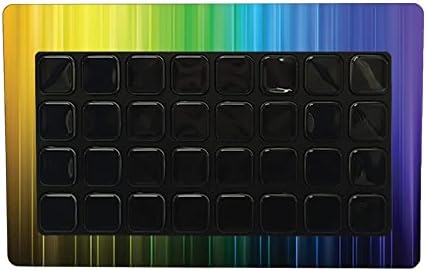 Kompatibilno kože Monyyykins s Elgato Stream palubom XL - Rainbow pruge | Zaštitni, izdržljivi i jedinstveni