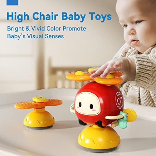 Bakam 3-u-1 High stolicki igračka za bebe - Montessori nadahnula je bebe igračke za senzorni razvoj, fidget