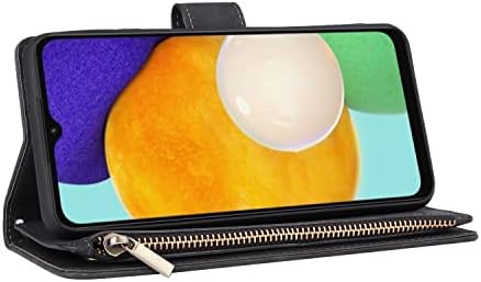 UEEBAI torbica za novčanik za Samsung Galaxy A34 5G, Premium PU kožna magnetna torbica sa zatvaračem džepna