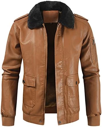 ADSDQ Odjeća od kožne jakne Muškarci, dugi rukav prevelički opružni sloj za žene Party Modern Cremming Control