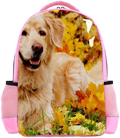 VBFOFBV ruksak za ženske pantalonske bakfa za laptop Tražena bager, jesenje životinje Zlatni retriver