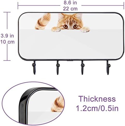 Ljepljive kuke od nehrđajućeg čelika za ručnik kaput zidne kuke zaglavljene u kupaonici ili kuhinjom mačka