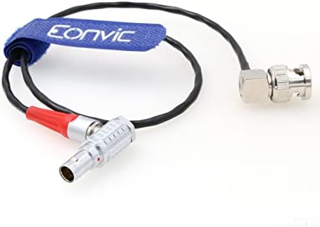 Eonvic Ambient Lochit Timecode uređaji BNC kabel 0b Pravi ugao 5 pin do BNC za Arri Alexa