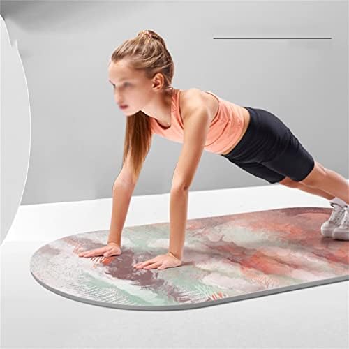 N / A joga Mat konopac za preskakanje podnih vježbi za sportske jastučiće neklizajuće teksturirane debljine