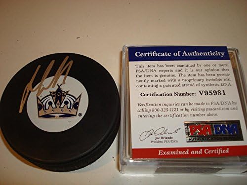 Jeff Carter potpisao potpis LA Los Angeles Kings Hockey Puck PSA / DNK Auto a-autogram NHL Paks