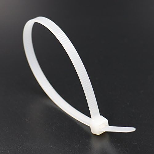 Baomain 8 inčni najlonski najlonski kabel Zip veze 4,7 mm Širina zatezna čvrstoća 50 kilograma / 22kg bijela