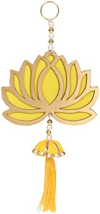 Smizzy Lotus HAWNSINGS za ukrase Cvjetni zidni viseći za hram Dekor | Pooja Predmeti ukrasa sobe | Back