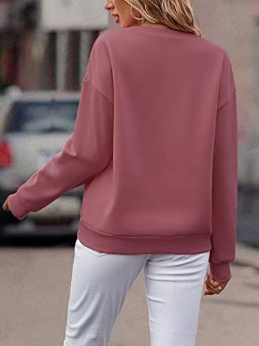 Duks žene dugih rukava s dugim rukavima zvezda grafička ispis pulover košulje