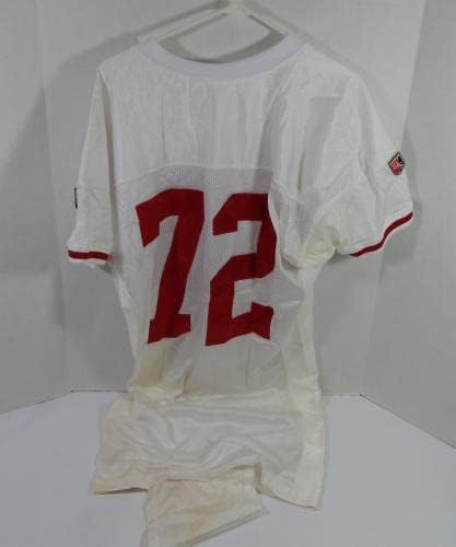 1995 San Francisco 49ers Oliver Barnett 72 Igra Izdana bijeli dres 52 DP34386 - Neintred NFL igra rabljeni