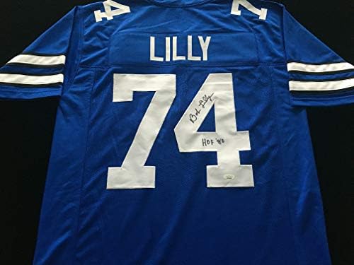 Bob Lilly potpisao je autogramenog fudbalskog dresa sa JSA COA - Dallas Cowboys Great - veličina XL