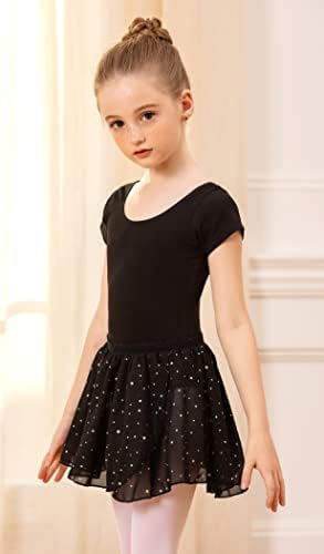 Zaclotre 3 paketa za djevojčice baletne suknje plesna suknja šifon omotač za malu djecu / djecu/djevojčicu