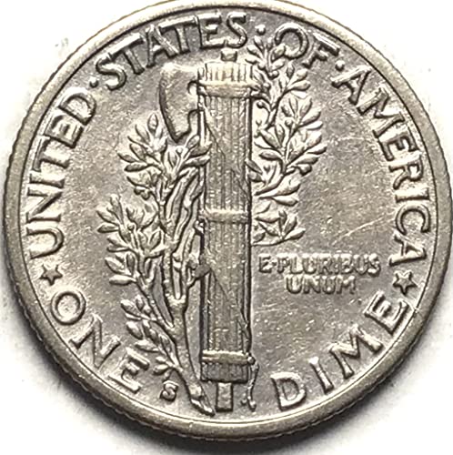 1931. S Mercury Silver Dime prodavač o necrtenom