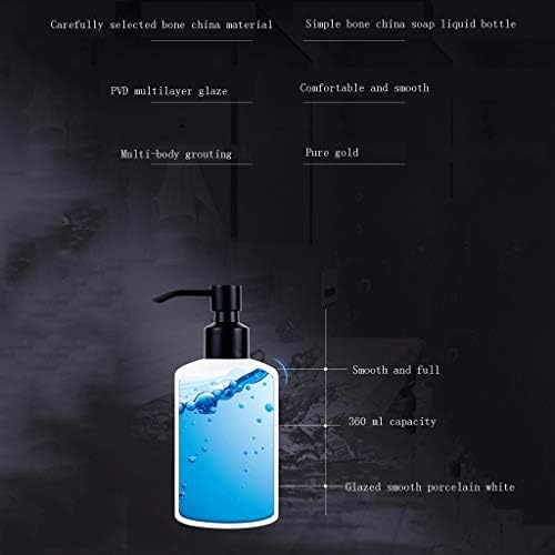 SOAP dispenzer Keramički losion boca kreativna mramora tekstura ručna bočica za čišćenje sapuna za komplet