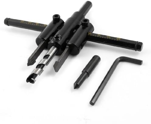Aexit Black 30mm specijalni alat za 120mm prečnik rezanja podesivi krug rezač alat + Rezervni burgija Model:49as117qo456