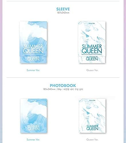 K-pop Brave Girls 5. Mini album [ljetna kraljica] Random Ver. CD + 84P P.Book + Fotocard + razglednica +