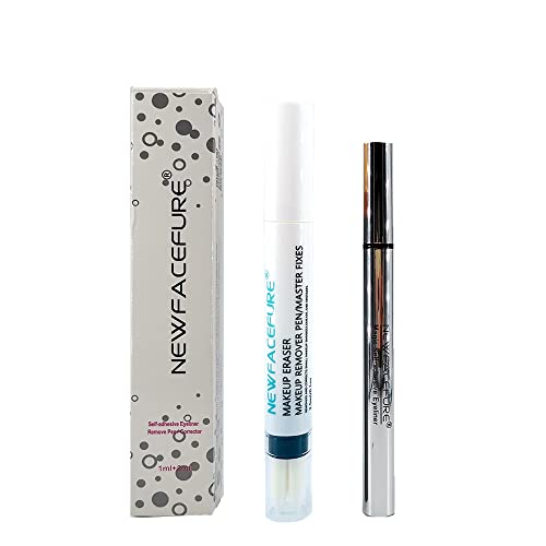 Newfacefure 2 pakovanja magnetna olovka za oči i olovka za uklanjanje šminke, lako se uklanja i briše Magnetic