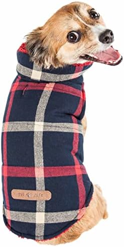 PUTNI LIFE ® Lealing kaput za pse - izolirana plesna jakna za pse sa reverzibilnom Sherpa - zimska pas odjeća