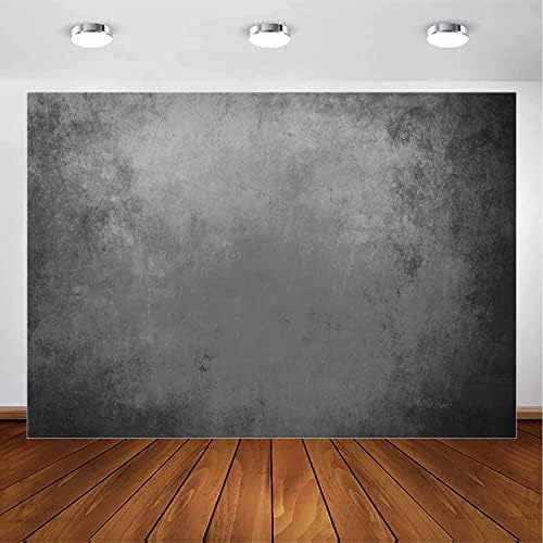 JASREE Vinyl 10x8ft Vintage apstraktna siva pozadina za fotografiju postepena promjena siva cementna zidna