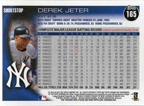 TOPPS 2010 Chrome 165 Derek Jeter New York Yankees MLB bejzbol kartica NM-MT