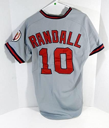 California Angels Sap Randall 10 Igra Izdana siva Jersey DP17540 - Igra Polovni MLB dresovi