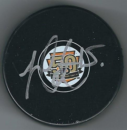 JORI LEHTERA Philadelphia Flyers 50. godišnjica hokejaškog Pak-Autogramirani NHL Pak
