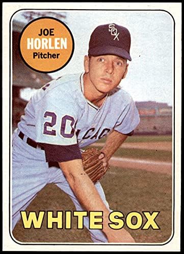 1969 TOPPS 328 Joe Horlen Chicago White Sox Ex / MT + White Sox