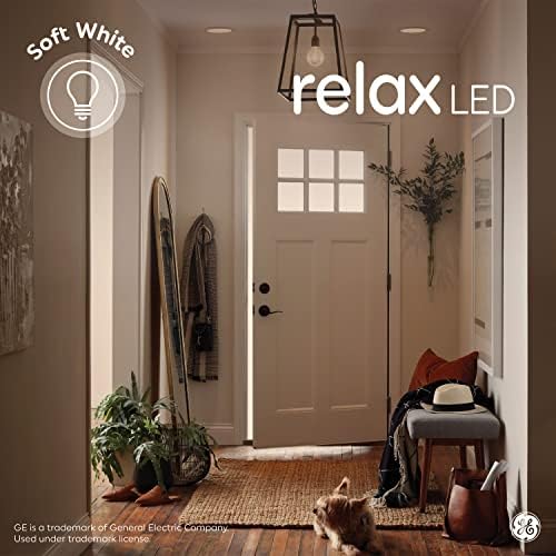 GE Lighting Relax LED sijalice, 60 W Eqv, meka Bijela HD lampa, dekorativne sijalice, mala baza
