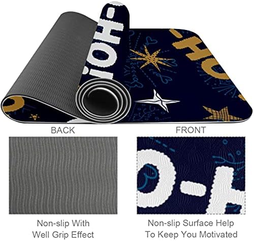 Siebzeh HO Ho Pattern Premium Thick Yoga Mat Eco Friendly Rubber Health & amp; fitnes non Slip Mat za sve