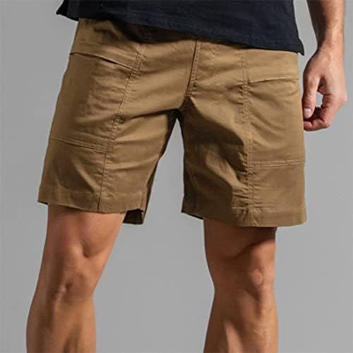 Miashui Muške hlače Baggy Muške ljetne hlače Solde COLOR Džepne crtanje labavo Brzi suhi casual Sportski