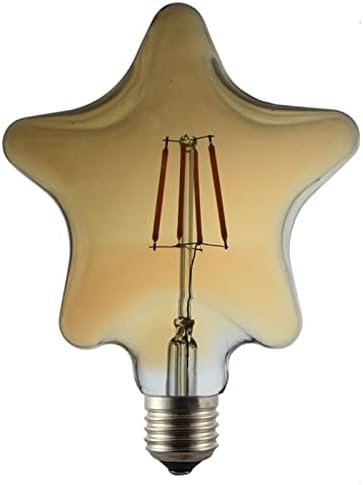4W Vintage Star Shape LED Sijalice Edison sijalice E26 2300k toplo žuta 400 lumena antikno svjetlo 4 LED