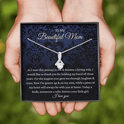 Nakit za karticu, ručno izrađena ogrlica - personalizirani poklon Petit Ripbon, mladenka do majčinog poklona,
