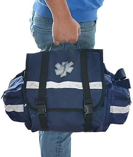 Torba za prvu receptu - srednje medicinsko prvoklasno trauma torba, jednostavna za nošenje, plava medicinska