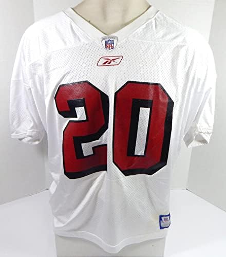 2002 San Francisco 49ers Garrison Hearst 20 Igra Izdana dres bijele prakse 4 - nepotpisana NFL igra rabljeni