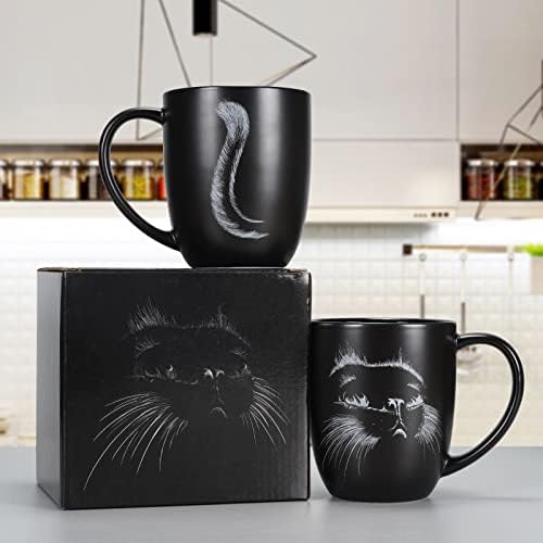 Tocooto Cat keramička šolja za kafu 14oz novost šolja za čaj Cat Lover pokloni personalizirani Housewarming