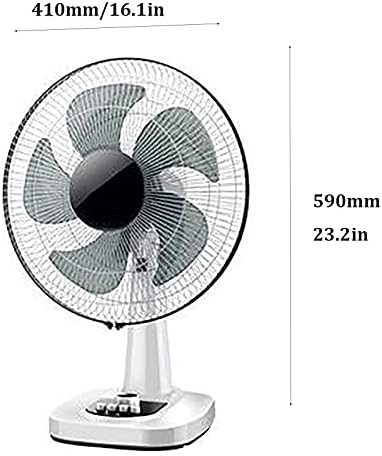 yoo prijenosni klima uređaji oscilirajući stolni ventilator sa 16-inčnim 3 postavkama brzine 60 minutnim