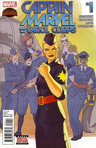 Kapetan Marvel i Carol Corps 1 VF / NM ; Marvel comic book / tajni ratovi