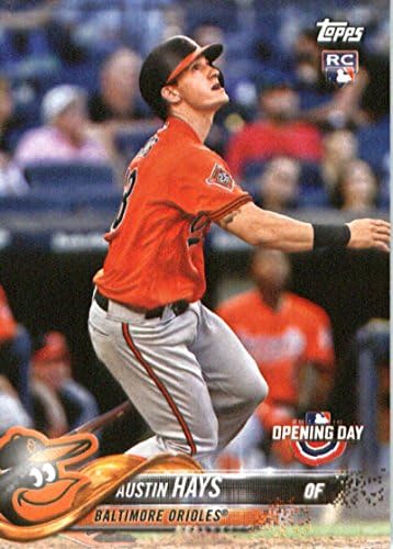 2018 TOPPS Dan otvaranja 125 Austin Hays Baltimore Orioles Rookie bejzbol kartica