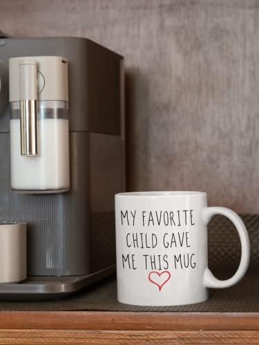 Moje omiljeno dijete šolja za kafu za Majčin dan | poklon za mamu Medvjedicu | smiješna šolja | najbolja