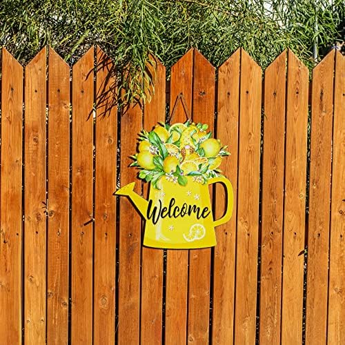 Limunovska vrata Ljeto Dobrodošli Drveni znak Viseći ukrasi limuna zalijevanje može oblikovati vješalica