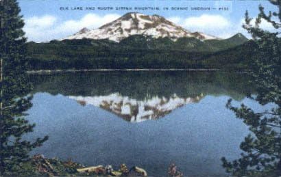 Elk Lake, Oregon razglednica