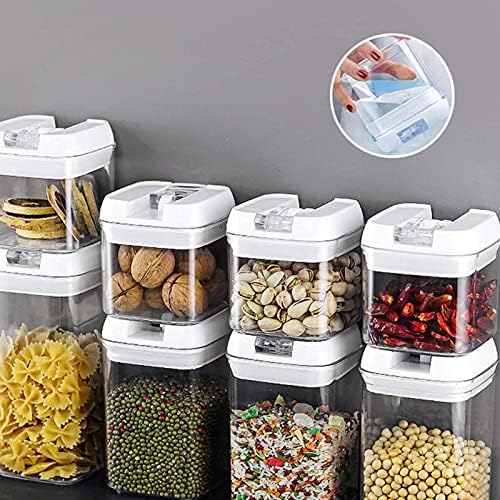 CASCAB Set od 5 hermetičkih kontejnera za skladištenje hrane & kontejneri za skladištenje u kuhinji, plastični