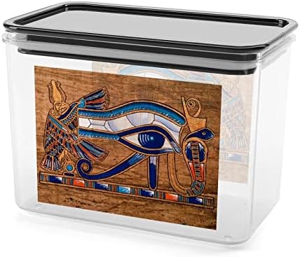 Egipatski papirus prikazuje Eye of Horus kutija za odlaganje plastičnih posuda za organizatore hrane sa