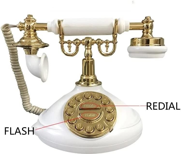 Houkai Retro Početna stranica Antique evropski telefonski hotel Lobi Antikni kreativni mehanički zvono fiksna