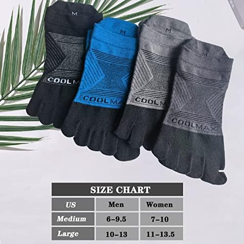 Meaiguo muške čarape Coolmax pet čarapa za trčanje čarapa za žene atletske
