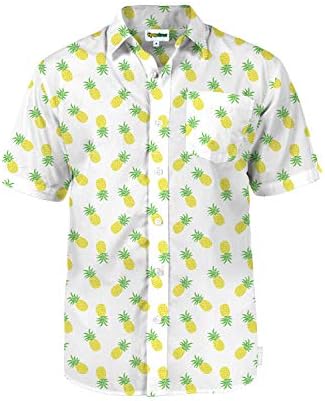 Tipsy vilves muške havajske majice - muške ljetne majice kratkih rukava za plažu, muzičke festivale i habanje