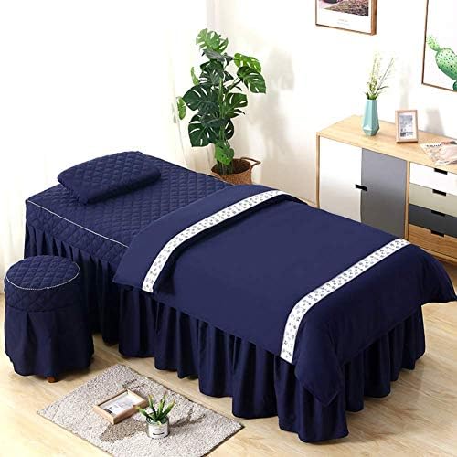 ZHUAN Setovi posteljine za masažu, set suknji za masažu od mikrovlakana 4 komada Beauty Bed Cover masažni