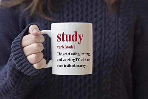 Definicija studije keramička šolja za kafu čaj za studente diplomirani, rođendanski pokloni za nastavnike i Razrednike-bijeli 11oz