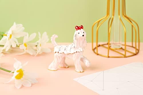 Fasslino Lijepe sitničke kutije za pse šarke ručno oslikane životinjske figurice za emajlu Jedinstveni poklon