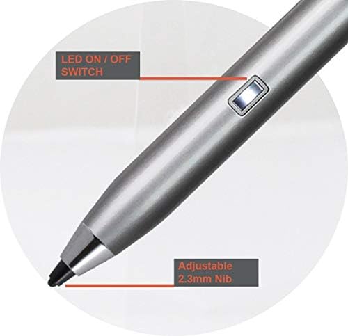 Bronel srebrna fina tačana digitalna aktivna olovka kompatibilna sa ASUS ZenBook 14 / ASUS Zenbook 14 UX433